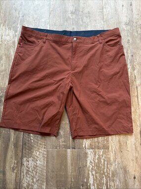 ADIDAS Golf Go-To Pocket Shorts Outdoors Rust Brown Men’s 42